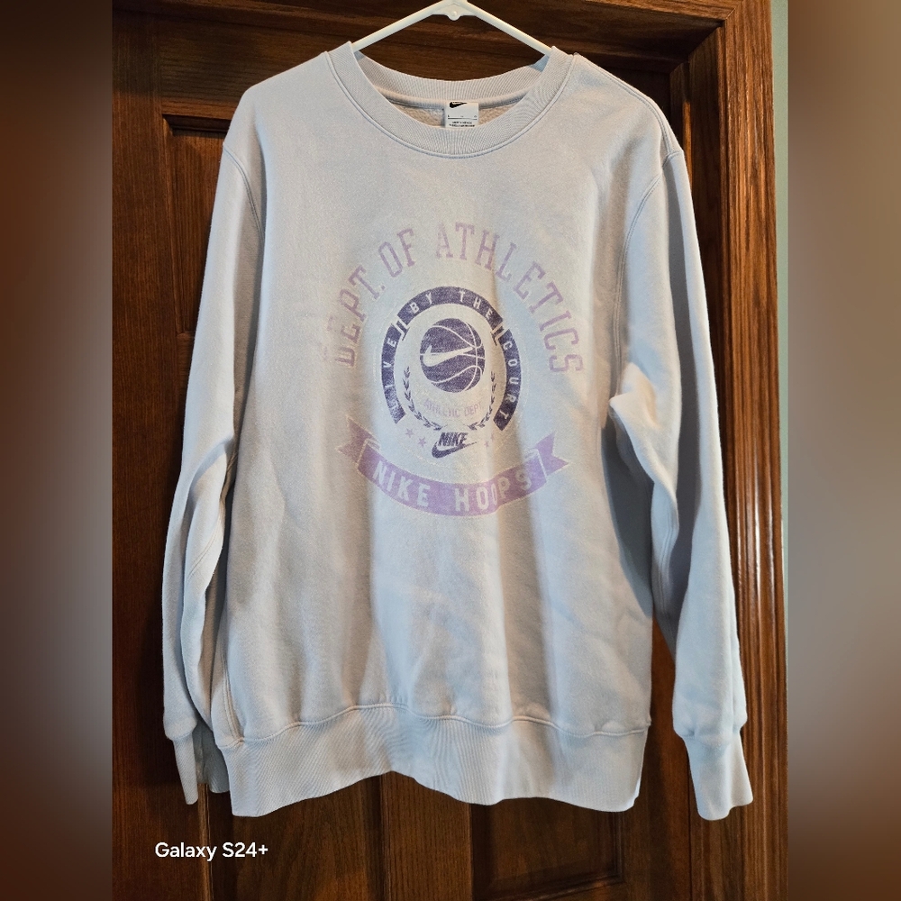 Nike Dept. of Athletics Light Lavender Crewneck Sweatshirt